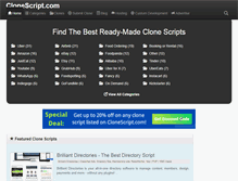 Tablet Screenshot of clonescript.com